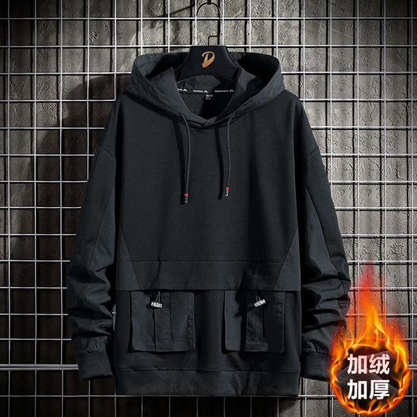 plush thickened workwear sweater men's autumn and winter style plus large size loose fashion brand ins fat man's hoodie, Black
plush thickened workwear sweater men's autumn and winter style plus large size loose fashion brand ins fat man's hoodie, Black