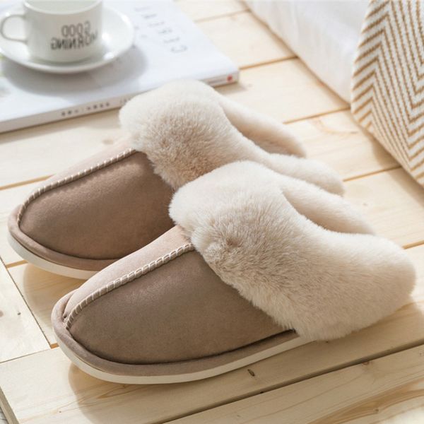 women slippers furry winter warm suede shoes flat slides comfortable home slippers slip on rubber footwear soft plus size 36-47 x1020, Black
women slippers furry winter warm suede shoes flat slides comfortable home slippers slip on rubber footwear soft plus size 36-47 x1020, Black