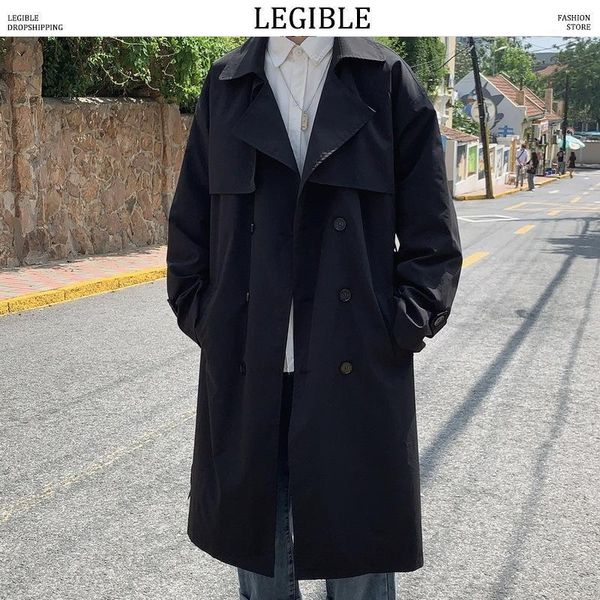 legible long jacket men spring autumn korean loose casual windbreaker men's long coat jacket mens trench coat1, Tan;black
legible long jacket men spring autumn korean loose casual windbreaker men's long coat jacket mens trench coat1, Tan;black