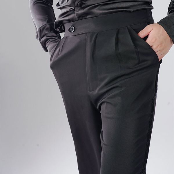 black latin dance pants for men tango dance costume stage performance clothes ballroom practice wear chacha dance outfits jl1672, Black;red
black latin dance pants for men tango dance costume stage performance clothes ballroom practice wear chacha dance outfits jl1672, Black;red