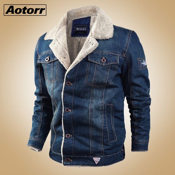 denim mens jacket wool liner thicker coats winter military jeans jacket men thick warm bomber army mens jackets large size lj201013, Black;brown
denim mens jacket wool liner thicker coats winter military jeans jacket men thick warm bomber army mens jackets large size lj201013, Black;brown