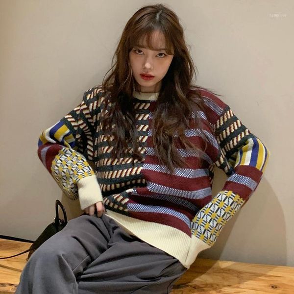 2020 autumn and winter korean style loose christmas knitted warm sweaters womens vintage sweaters and pullovers womens (c8182)1, White;black
2020 autumn and winter korean style loose christmas knitted warm sweaters womens vintage sweaters and pullovers womens (c8182)1, White;black