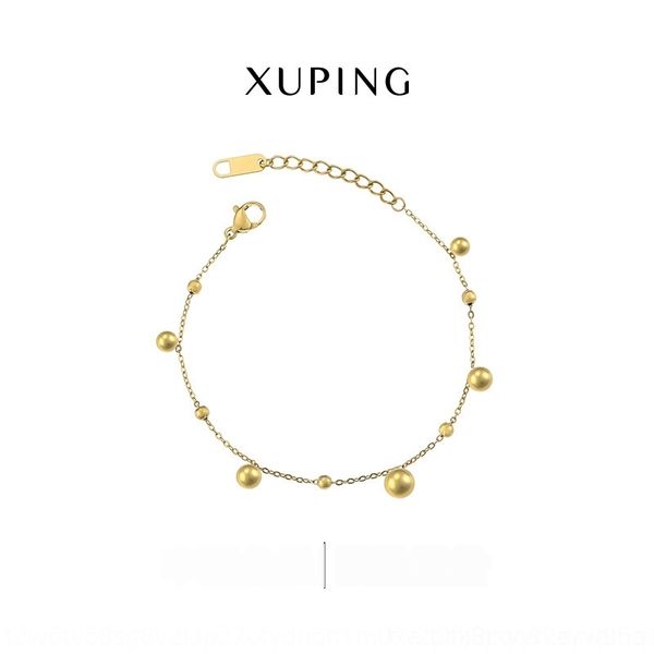 xugor xuping jewelry ins personalized simple gold braceletround bead bracelet 14k gold plated titanium steel bracelet ttm-b80 a561i, Golden;silver
xugor xuping jewelry ins personalized simple gold braceletround bead bracelet 14k gold plated titanium steel bracelet ttm-b80 a561i, Golden;silver