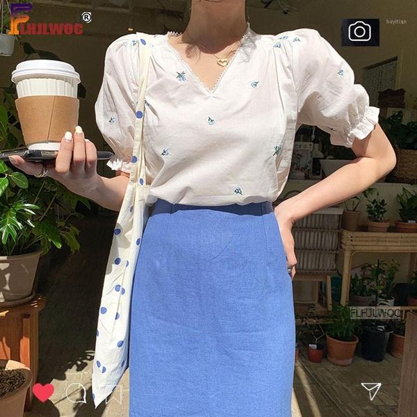 cute chic sweet girls holiday date wear women puff sleeve korea japan style lolita embroidery white shirt blouse flhjlwoc1
cute chic sweet girls holiday date wear women puff sleeve korea japan style lolita embroidery white shirt blouse flhjlwoc1