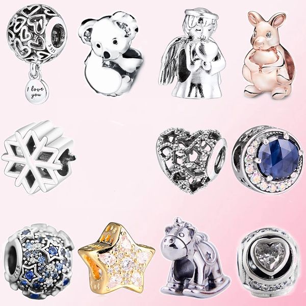 2021 winter 100% 925 sterling silver star kangaroo koala unicorn horse heart snowflake beads angel of love charm, Black
2021 winter 100% 925 sterling silver star kangaroo koala unicorn horse heart snowflake beads angel of love charm, Black