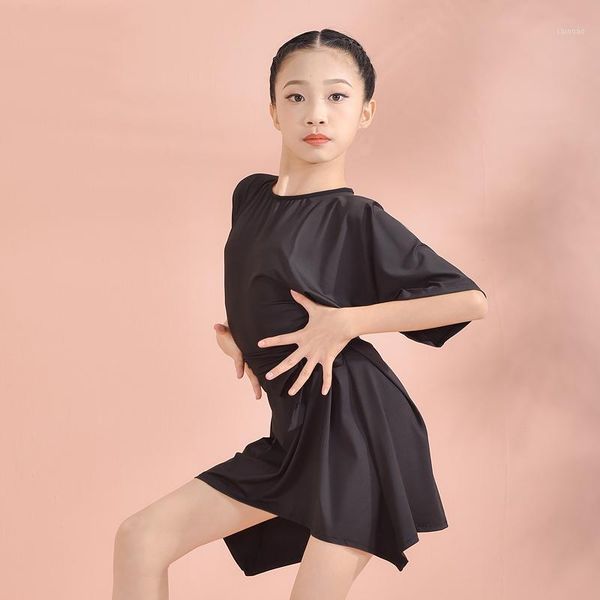 summer new girls' latin dance practice dress loose shorts sleeve children professional ballroom samba performed dresses dwy42361, Black;red
summer new girls' latin dance practice dress loose shorts sleeve children professional ballroom samba performed dresses dwy42361, Black;red