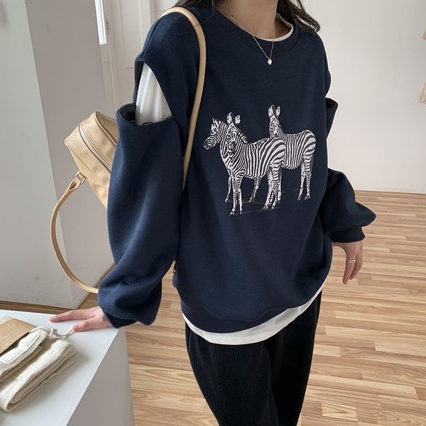 new wide-shouldered animal shoulder zipper from cartoon women's soft winter teddy sweater pure cotton crew neck leisure fashion 29wm, Black
new wide-shouldered animal shoulder zipper from cartoon women's soft winter teddy sweater pure cotton crew neck leisure fashion 29wm, Black
