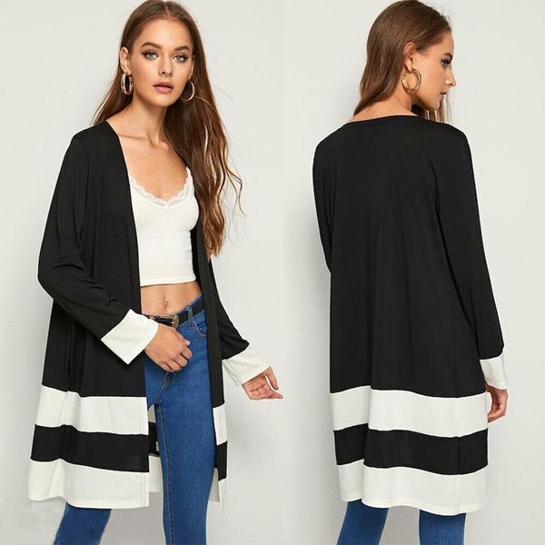 women's knits & tees 2021 spring arrival women black contrast white knitted sweater pearl decoration buttons long open stitch v-neck
women's knits & tees 2021 spring arrival women black contrast white knitted sweater pearl decoration buttons long open stitch v-neck