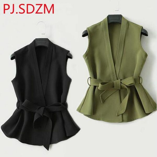 women belt vest fashion short suit vest elegant all match deep v neck slim waist girl irregular waistcoat basic1, Black;white
women belt vest fashion short suit vest elegant all match deep v neck slim waist girl irregular waistcoat basic1, Black;white