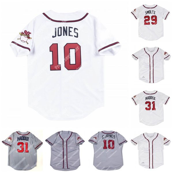 31 maddux 1995 wrold series 30 seasons 29 john smoltz 10 chipper jones 20 mark lemke 27 fred mcgriff baseball jerseys, Blue;black
31 maddux 1995 wrold series 30 seasons 29 john smoltz 10 chipper jones 20 mark lemke 27 fred mcgriff baseball jerseys, Blue;black