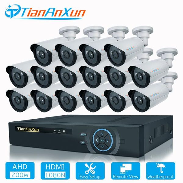 wireless camera kits tiananxun 16ch surveillance system 1080p outdoor security cctv dvr kit video android remote view
wireless camera kits tiananxun 16ch surveillance system 1080p outdoor security cctv dvr kit video android remote view