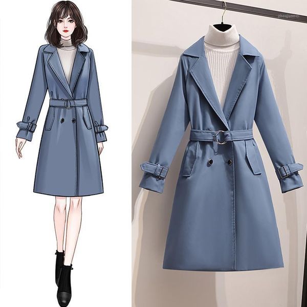 spring and autumn medium length windbreaker korean version all-match temperament show thin women's coat tide oversize1, Tan;black
spring and autumn medium length windbreaker korean version all-match temperament show thin women's coat tide oversize1, Tan;black