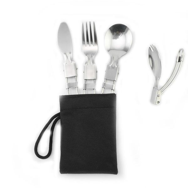 creative portable 3pcs открытый кемпинг для кемпинга столовые приборы набор из нержавеющей стали складной вилкой совок нож для еды bento акс
creative portable 3pcs открытый кемпинг для кемпинга столовые приборы набор из нержавеющей стали складной вилкой совок нож для еды bento акс