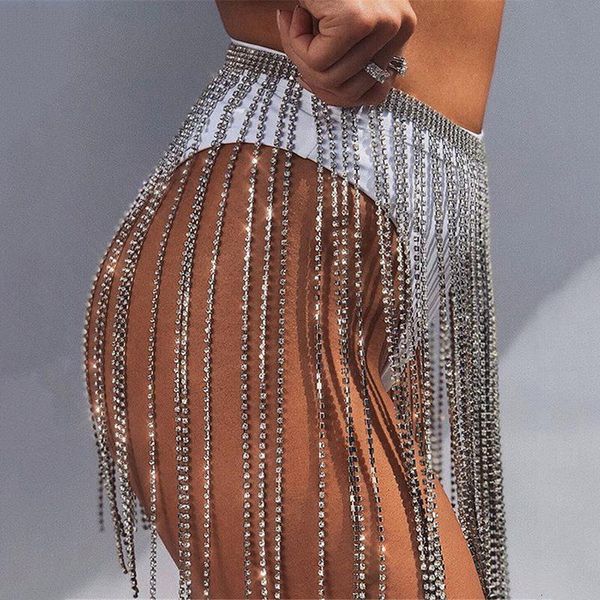 europe exaggerate glitter rhinestone long tassel skirt women crystal diamonds adjustable metal chain night club mini skirts, Black
europe exaggerate glitter rhinestone long tassel skirt women crystal diamonds adjustable metal chain night club mini skirts, Black