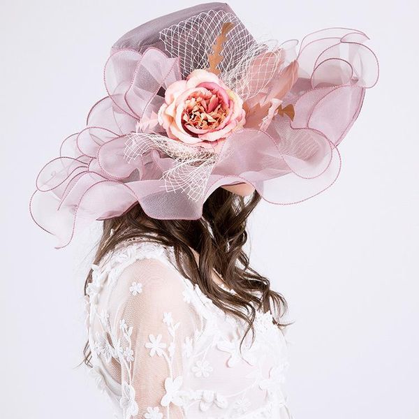 women summer flower mesh uv+50 protection sunscreen sun cap lady beach boho holiday wide brim hats for party show evening dress, Blue;gray
women summer flower mesh uv+50 protection sunscreen sun cap lady beach boho holiday wide brim hats for party show evening dress, Blue;gray