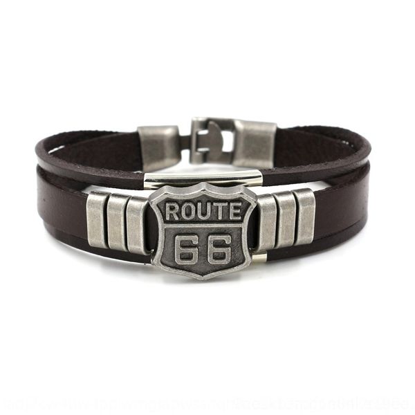 6boys new personalized american 66 genuine bracelet brand punk fashion men's multi-layer american personalized new 66 genuine leather l, Golden;silver
6boys new personalized american 66 genuine bracelet brand punk fashion men's multi-layer american personalized new 66 genuine leather l, Golden;silver