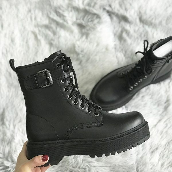 boots female 2021 new autumn british wind genuine leather thick with short boots motorcycle women shoes1, Black
boots female 2021 new autumn british wind genuine leather thick with short boots motorcycle women shoes1, Black