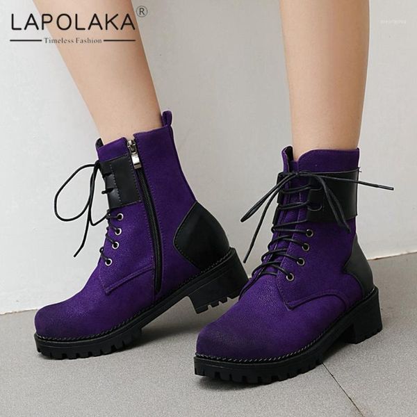 lapolaka 2020 new design big size 43 thick heels ankle boots woman shoes zip up platform comfortable office lady boots female1, Black
lapolaka 2020 new design big size 43 thick heels ankle boots woman shoes zip up platform comfortable office lady boots female1, Black