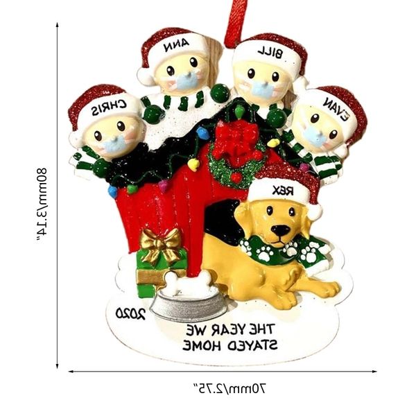 2020 quarantine party decoration gift santa claus with mask personalized christmas tree ornament happy family
2020 quarantine party decoration gift santa claus with mask personalized christmas tree ornament happy family