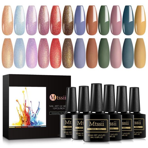 mtssii 12pcs nail gel polish set color gel uv vernish semi permanent coat 8ml soak off varnish nail art manicure tools, Red;pink
mtssii 12pcs nail gel polish set color gel uv vernish semi permanent coat 8ml soak off varnish nail art manicure tools, Red;pink