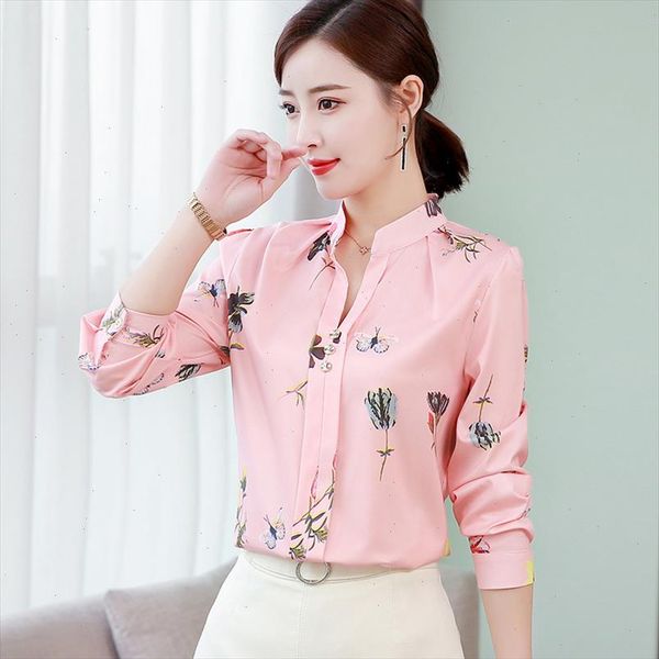 women blouses chiffon shirt spring autumn fashion turn down collar long sleeve floral print shirts casual plus size 5xl, White
women blouses chiffon shirt spring autumn fashion turn down collar long sleeve floral print shirts casual plus size 5xl, White