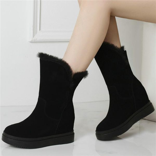 boots winter casual shoes women genuine leather wedge high heels snow female warm fur platform pumps punk oxfords, Black
boots winter casual shoes women genuine leather wedge high heels snow female warm fur platform pumps punk oxfords, Black