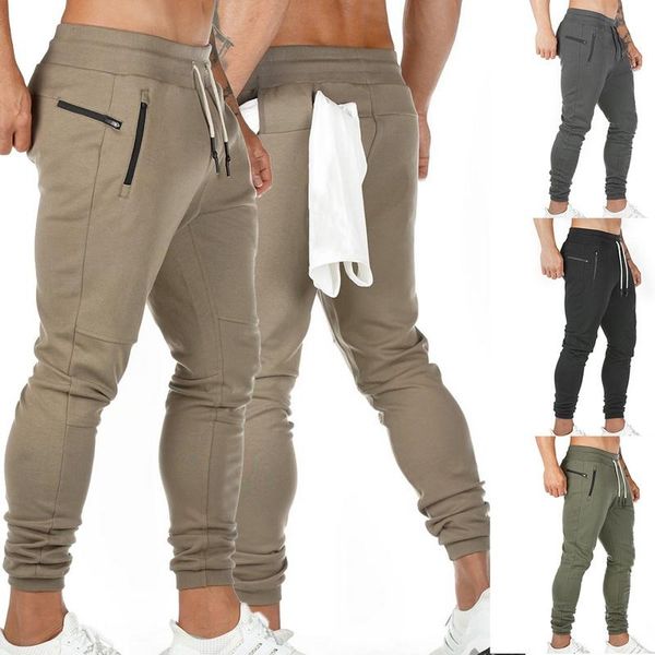 2021 men sportswear drawstring waist sports trousers gym joggers pants zipper pockets sweatpants track pants running, Black
2021 men sportswear drawstring waist sports trousers gym joggers pants zipper pockets sweatpants track pants running, Black