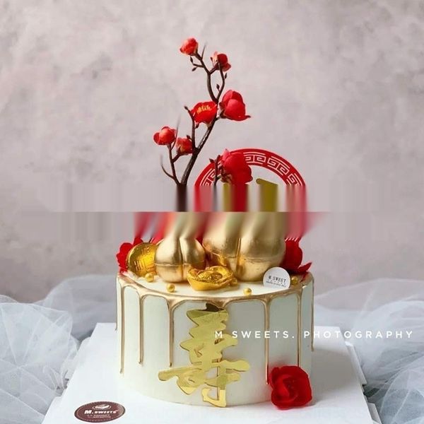 wgcvk golden peach decorative birthday for and cake accessories the elderly decorative ornaments simulation ornaments peach plum blossom bra
wgcvk golden peach decorative birthday for and cake accessories the elderly decorative ornaments simulation ornaments peach plum blossom bra