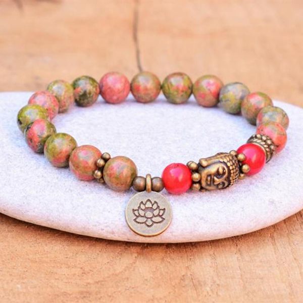 charm bracelets buddhist yoga mala bracelet 8mm stone beaded buddha lotus flower for women men gift, Golden;silver
charm bracelets buddhist yoga mala bracelet 8mm stone beaded buddha lotus flower for women men gift, Golden;silver