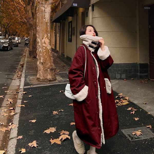 winter jacket women 2021 simple fashion fleece long coat wool liner warm winter thickening cotton padded clothes y461, Black
winter jacket women 2021 simple fashion fleece long coat wool liner warm winter thickening cotton padded clothes y461, Black