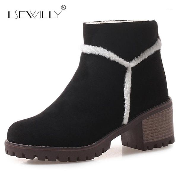 boots lsewilly 2021 fashion winter women snow round toe ladies flock zipper square heel ankle plus size e1461, Black
boots lsewilly 2021 fashion winter women snow round toe ladies flock zipper square heel ankle plus size e1461, Black