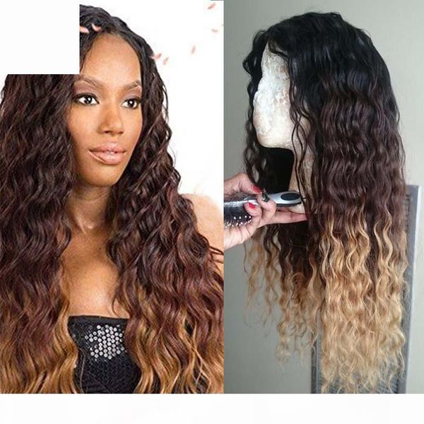 #1b 4 27 three tone deep wave ombre lace front wig glueless ombre lace wig full lace wigs ombre for black women, Black;brown
#1b 4 27 three tone deep wave ombre lace front wig glueless ombre lace wig full lace wigs ombre for black women, Black;brown