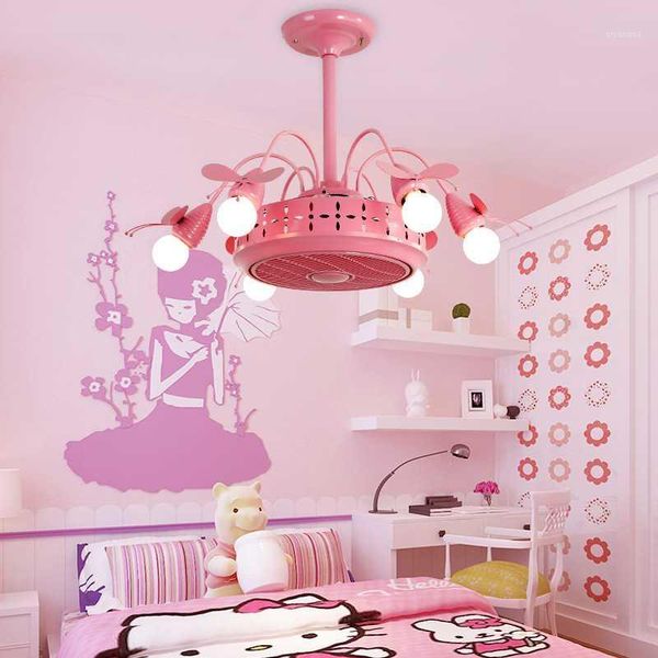 fan light ceiling fan light children's room bedroom cartoon creative negative ion ceiling stealth boy girl1