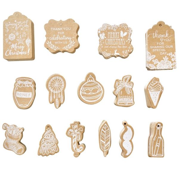 20pcs merry thank you kraft paper cards tag labels wedding christmas party card diy gift wrapping without rope
20pcs merry thank you kraft paper cards tag labels wedding christmas party card diy gift wrapping without rope