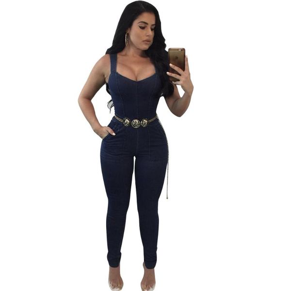 sleeveless ladies denim jumpsuits romper blue women overalls bodycon women clothes 2020, Black;white
sleeveless ladies denim jumpsuits romper blue women overalls bodycon women clothes 2020, Black;white