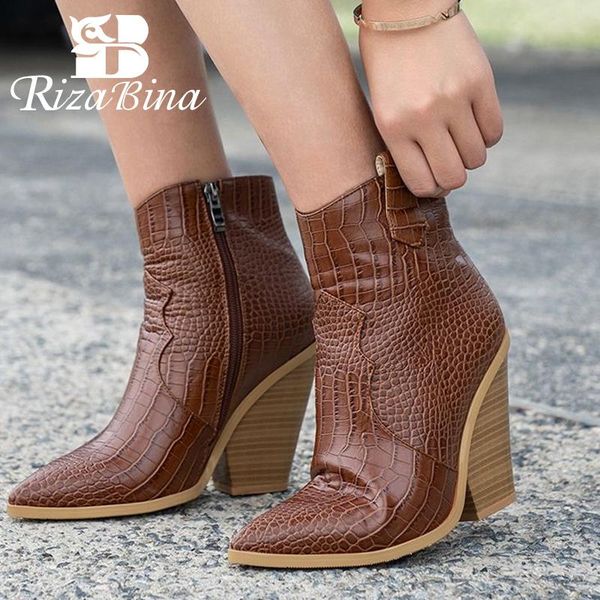boots rizabina ankle women thick fur warm fashion shoes high heels short botas office ladies footwear plus size 33-46, Black
boots rizabina ankle women thick fur warm fashion shoes high heels short botas office ladies footwear plus size 33-46, Black