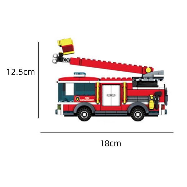 wange 275pcs город пожарная лестница грузовик модель строительные блоки, которые поддерживаются fireman цифры кирпичи diy строительство игру 
wange 275pcs город пожарная лестница грузовик модель строительные блоки, которые поддерживаются fireman цифры кирпичи diy строительство игру