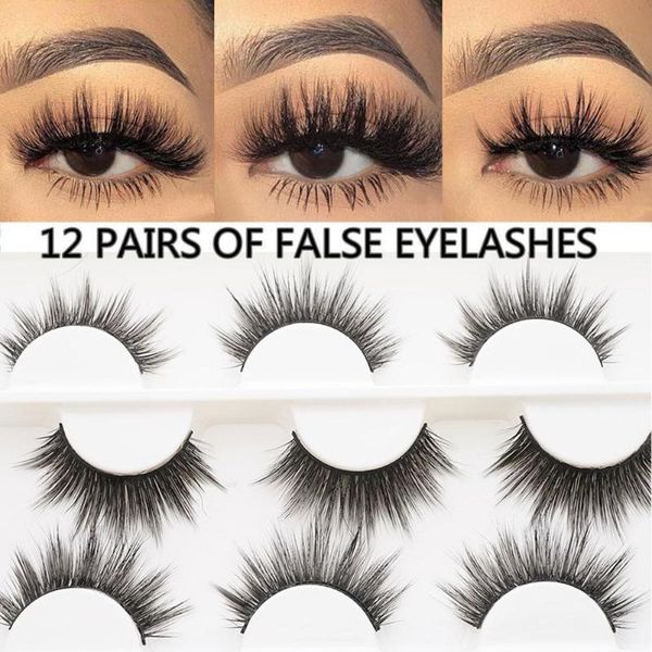 false eyelashes 12 pairs soft pack of thick makeup natural fake mink extension for beauty lashes eye z2u3
false eyelashes 12 pairs soft pack of thick makeup natural fake mink extension for beauty lashes eye z2u3