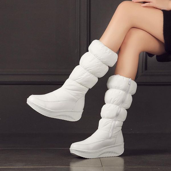 plus size 35-44 new fashion winter snow boots platform shoes footwear mid calf women boots solid color zipper white1, Black
plus size 35-44 new fashion winter snow boots platform shoes footwear mid calf women boots solid color zipper white1, Black