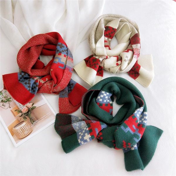 christmas knitting scarf gift plaid female winter korean trendy student girl heart warm long scarf 26*190cm, Blue;gray
christmas knitting scarf gift plaid female winter korean trendy student girl heart warm long scarf 26*190cm, Blue;gray