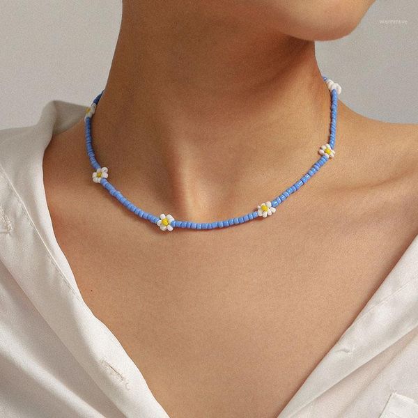 Simple Trendy Acrylic Beads Daisy Flower Choker Necklace Women Temperament Chocker Geometric Clavicle Necklace Jewelry XR31271, Golden;silver
Simple Trendy Acrylic Beads Daisy Flower Choker Necklace Women Temperament Chocker Geometric Clavicle Necklace Jewelry XR31271, Golden;silver