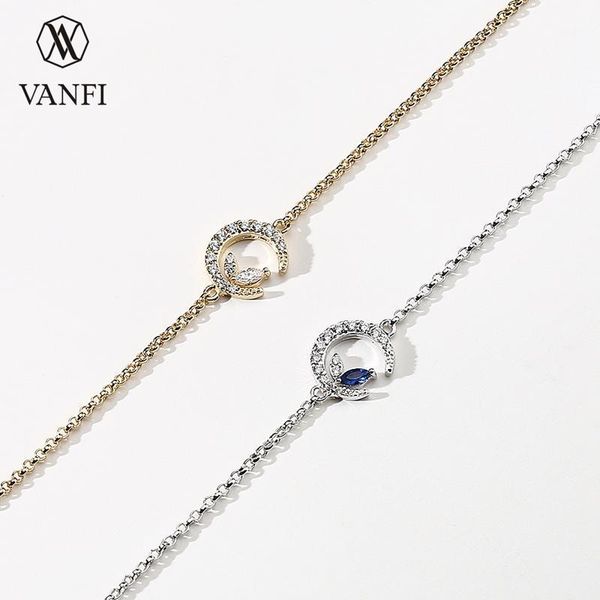 kfvanfi stylish elegant cubic zircon chain bracelet women white blue stone moon bracelet1, Black
kfvanfi stylish elegant cubic zircon chain bracelet women white blue stone moon bracelet1, Black