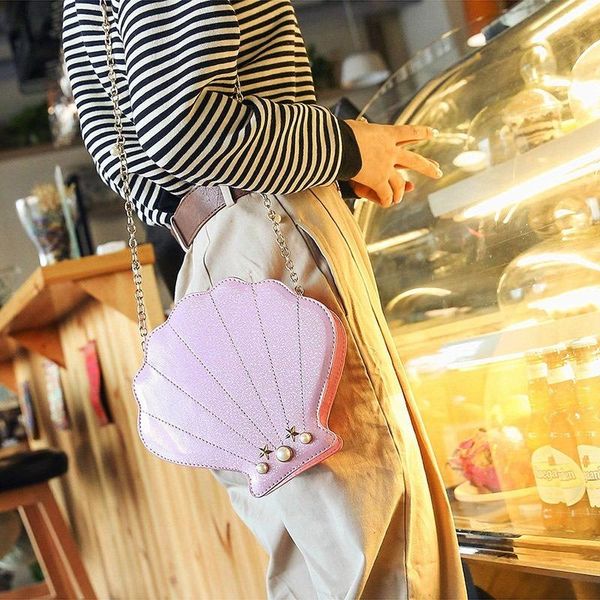 japanese soft girl lolita cute pearl shell fresh shoulder bag women kawaii girl oli cosplay gothic lolita bag cos loli