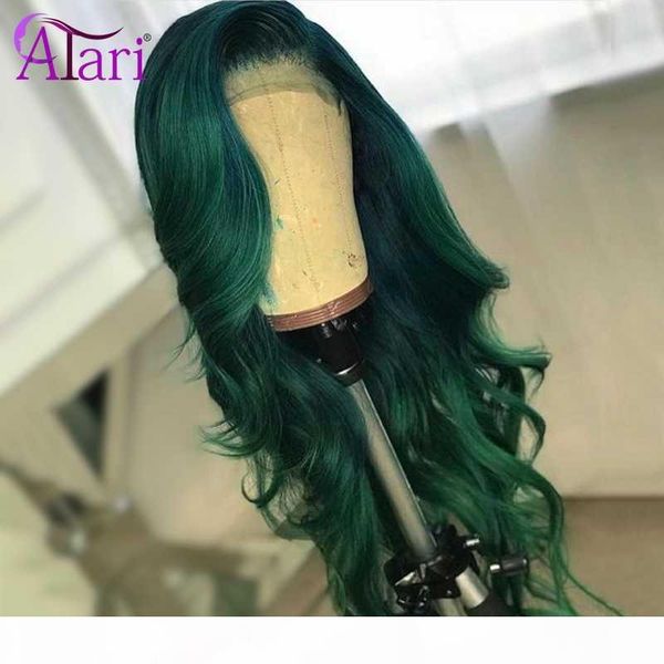 green purple colored lace frontal wig with baby hair transparent 100% virgin human hair peruvian body wave wigs for black women, Black;brown
green purple colored lace frontal wig with baby hair transparent 100% virgin human hair peruvian body wave wigs for black women, Black;brown