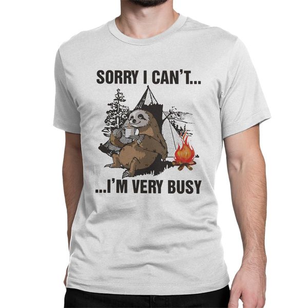 sport men t-shirts sorry i can't i am very busy awesome pure cotton tees short sleeve funny camping sloth t shirt crewneck clothes 5xl
sport men t-shirts sorry i can't i am very busy awesome pure cotton tees short sleeve funny camping sloth t shirt crewneck clothes 5xl