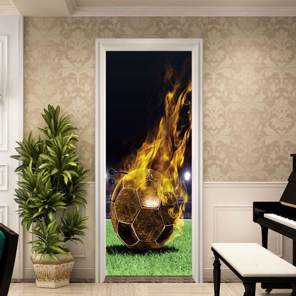 football door sports field with decorative painting in bedroom and living room waterproof removable pvc wall sticker
football door sports field with decorative painting in bedroom and living room waterproof removable pvc wall sticker