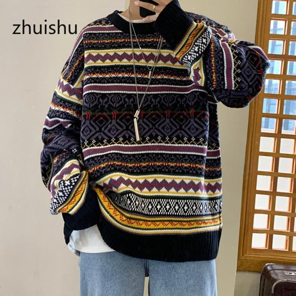 men's sweaters zhuishu winter sweater warm fashion casual o-neck knitted pullover street men, White;black
men's sweaters zhuishu winter sweater warm fashion casual o-neck knitted pullover street men, White;black