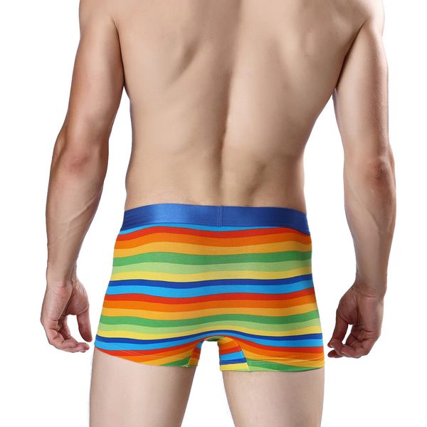 Original knitted stripe printing mens underwear spot cotton blend breathable hip-hip boxer briefs
Original knitted stripe printing mens underwear spot cotton blend breathable hip-hip boxer briefs