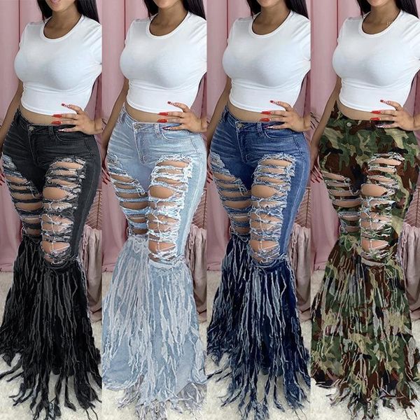 jeans casual flared pants women fringed denim pants women's1, Black;white
jeans casual flared pants women fringed denim pants women's1, Black;white