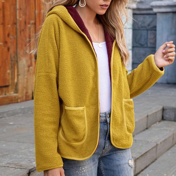 2021 autumn winter bubble fleece casual hooded plush female plus size loose patchwork women's jacket, Black;brown
2021 autumn winter bubble fleece casual hooded plush female plus size loose patchwork women's jacket, Black;brown